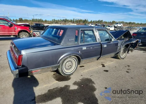 1985 Lincoln Town Car from USA, damaged, VIN 1LNBP96F6FY717254
